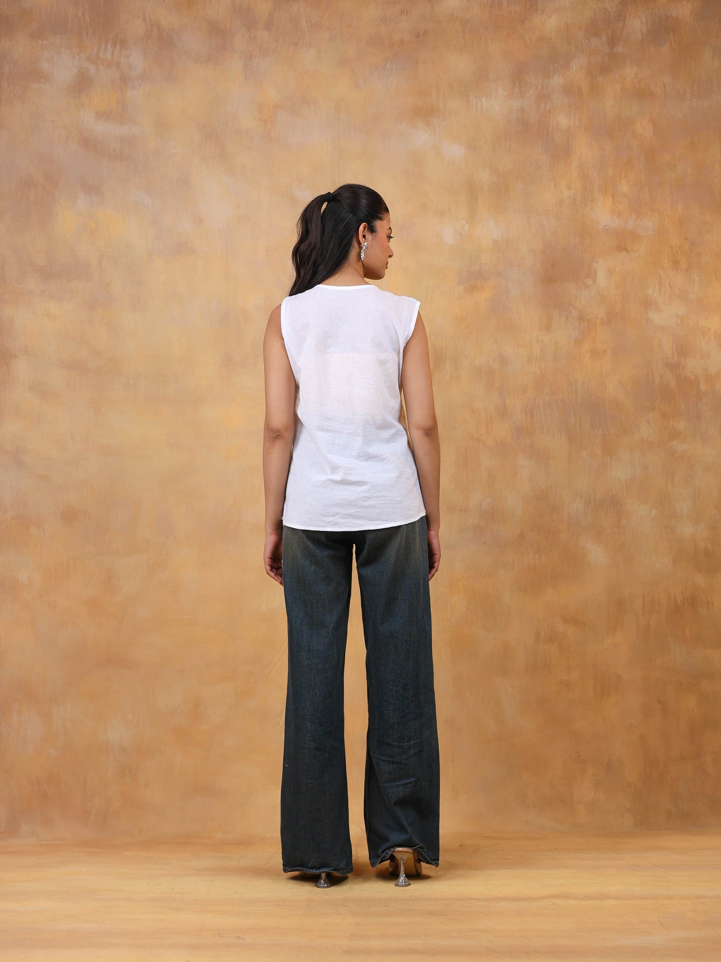 Cotton Chikankari Shirt