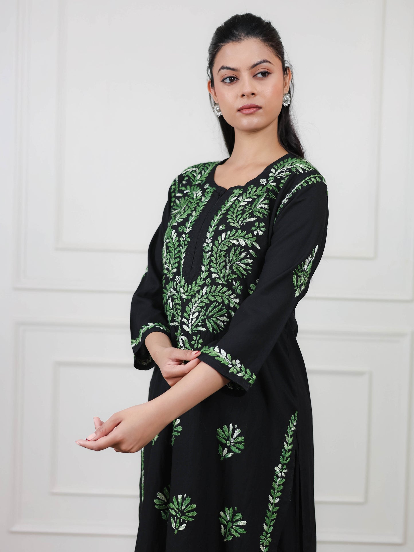 Modal Cotton Long Kurti Set