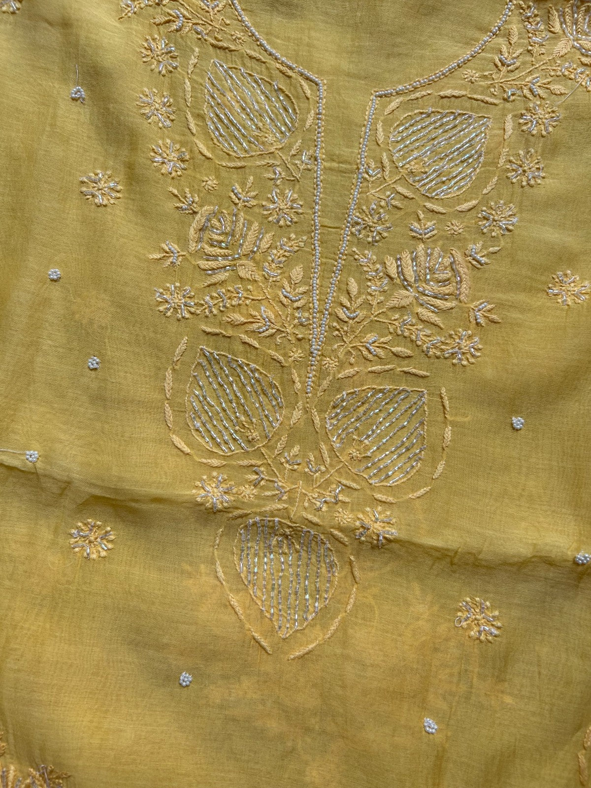 Mal Chanderi Chikankari Suitpiece