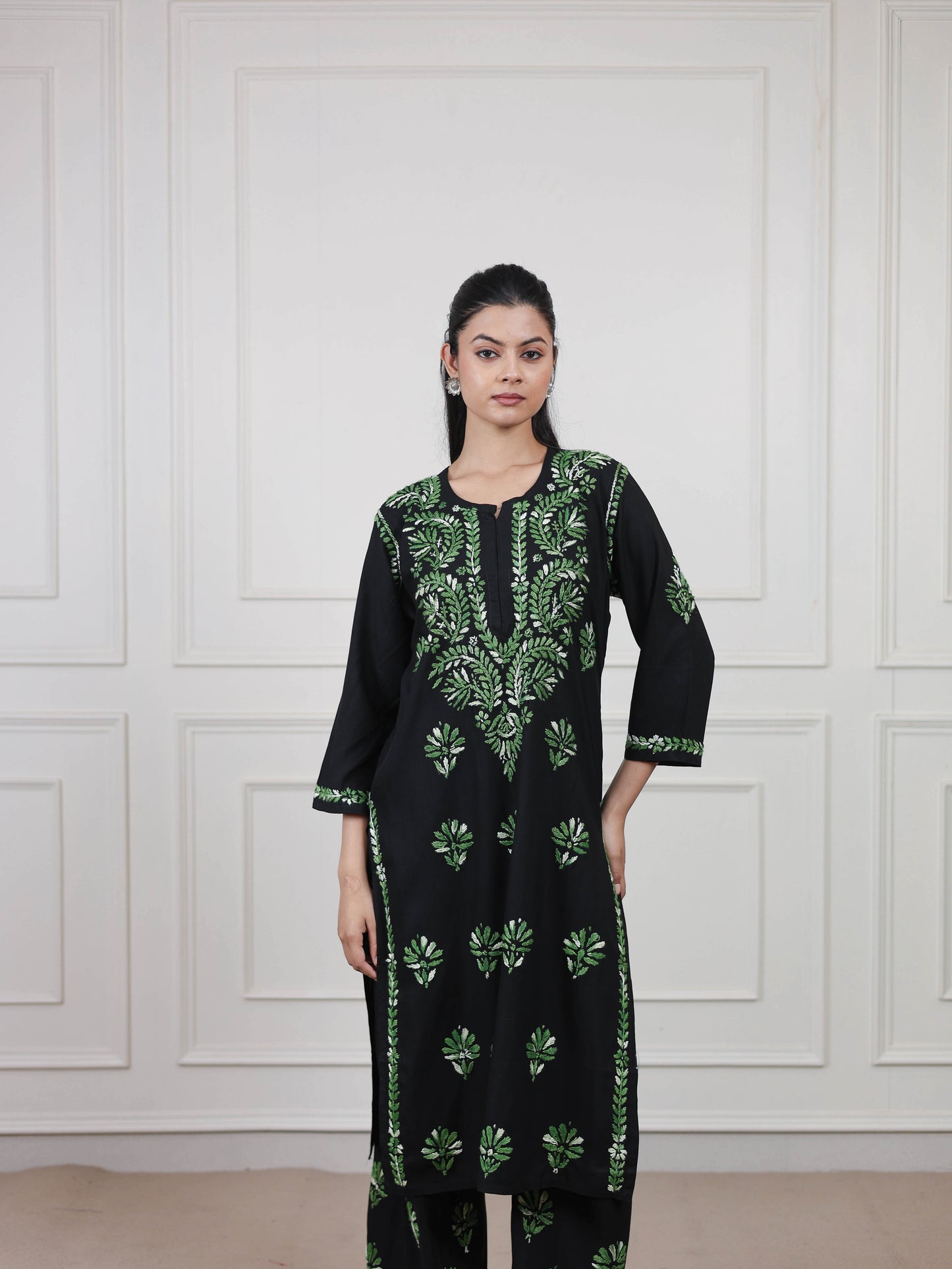 Modal Cotton Long Kurti Set