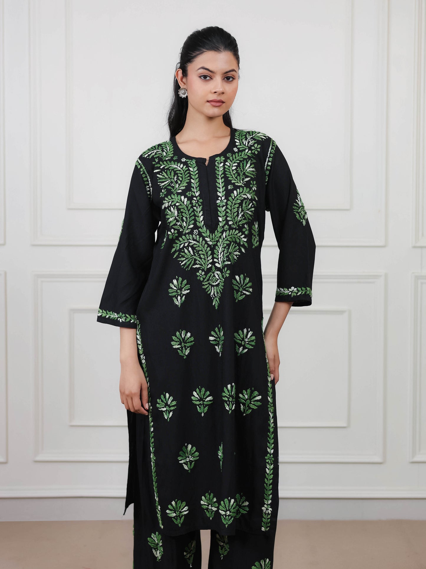 Modal Cotton Long Kurti Set
