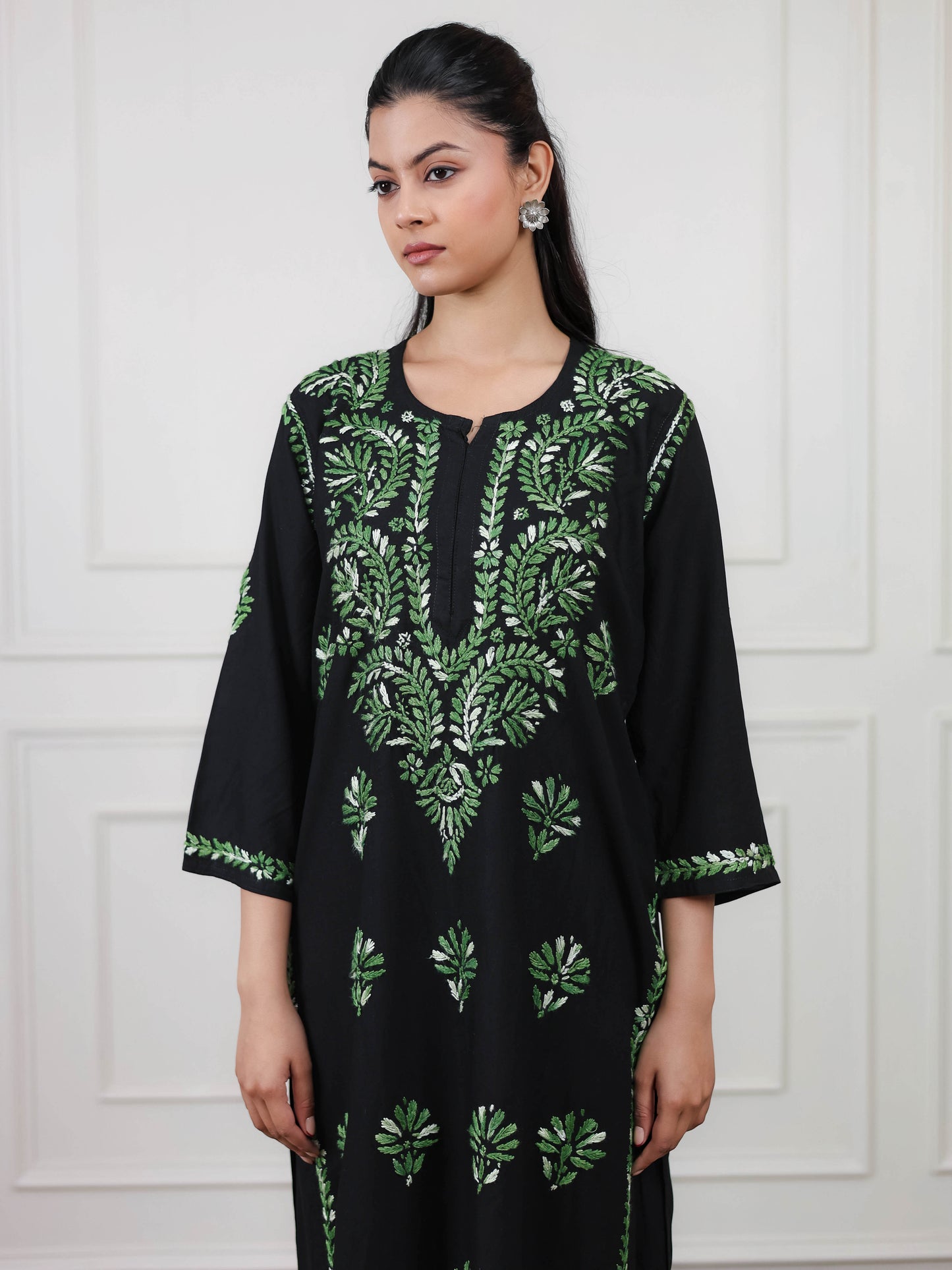 Modal Cotton Long Kurti Set