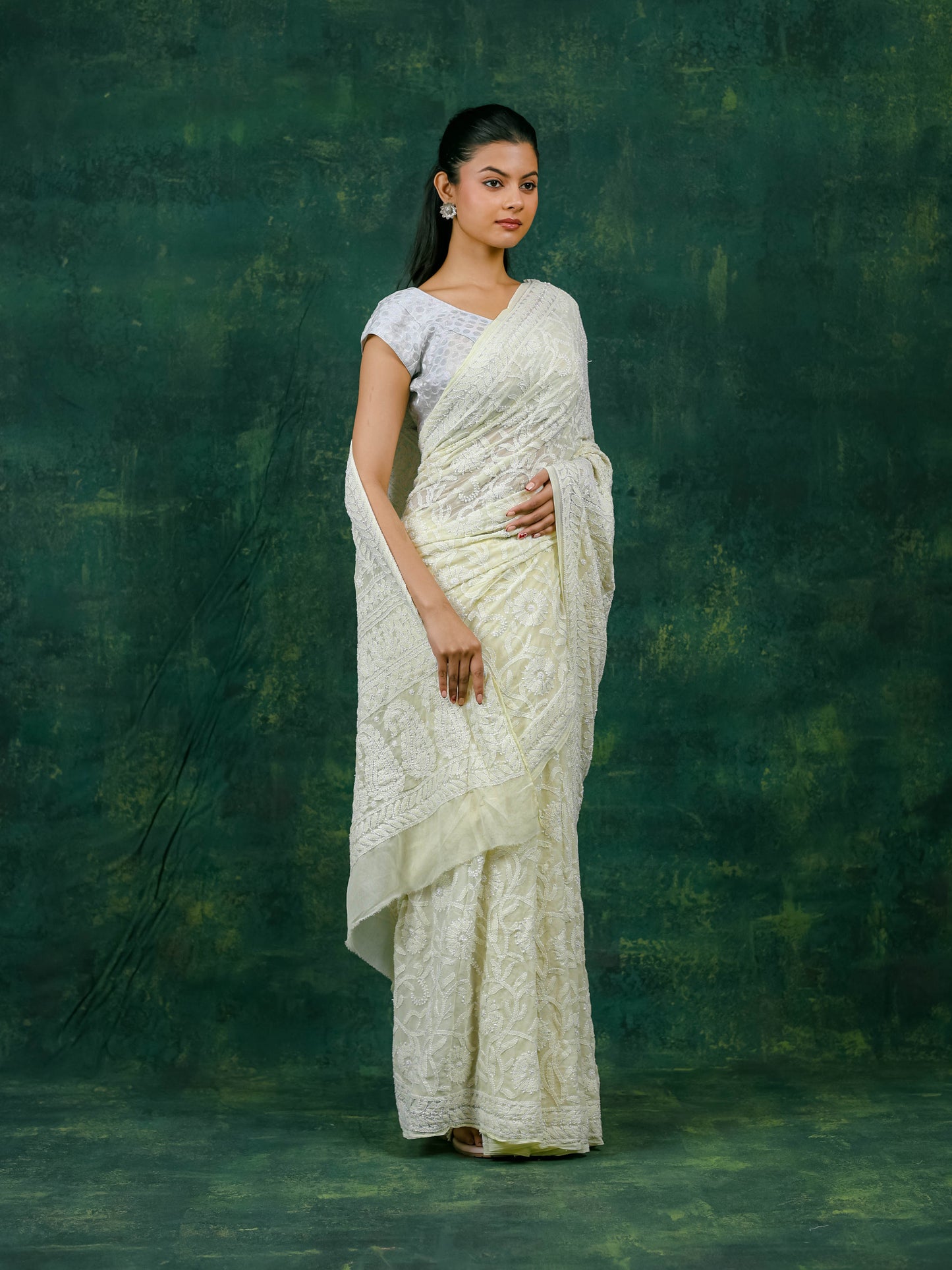 Soft Georgette Jaal Saree