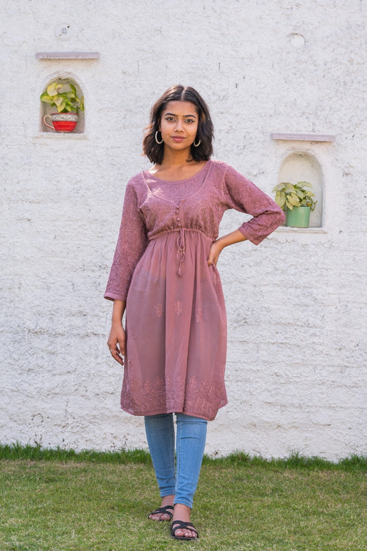 Pure Viscose Georgette Mastani Short Kurti