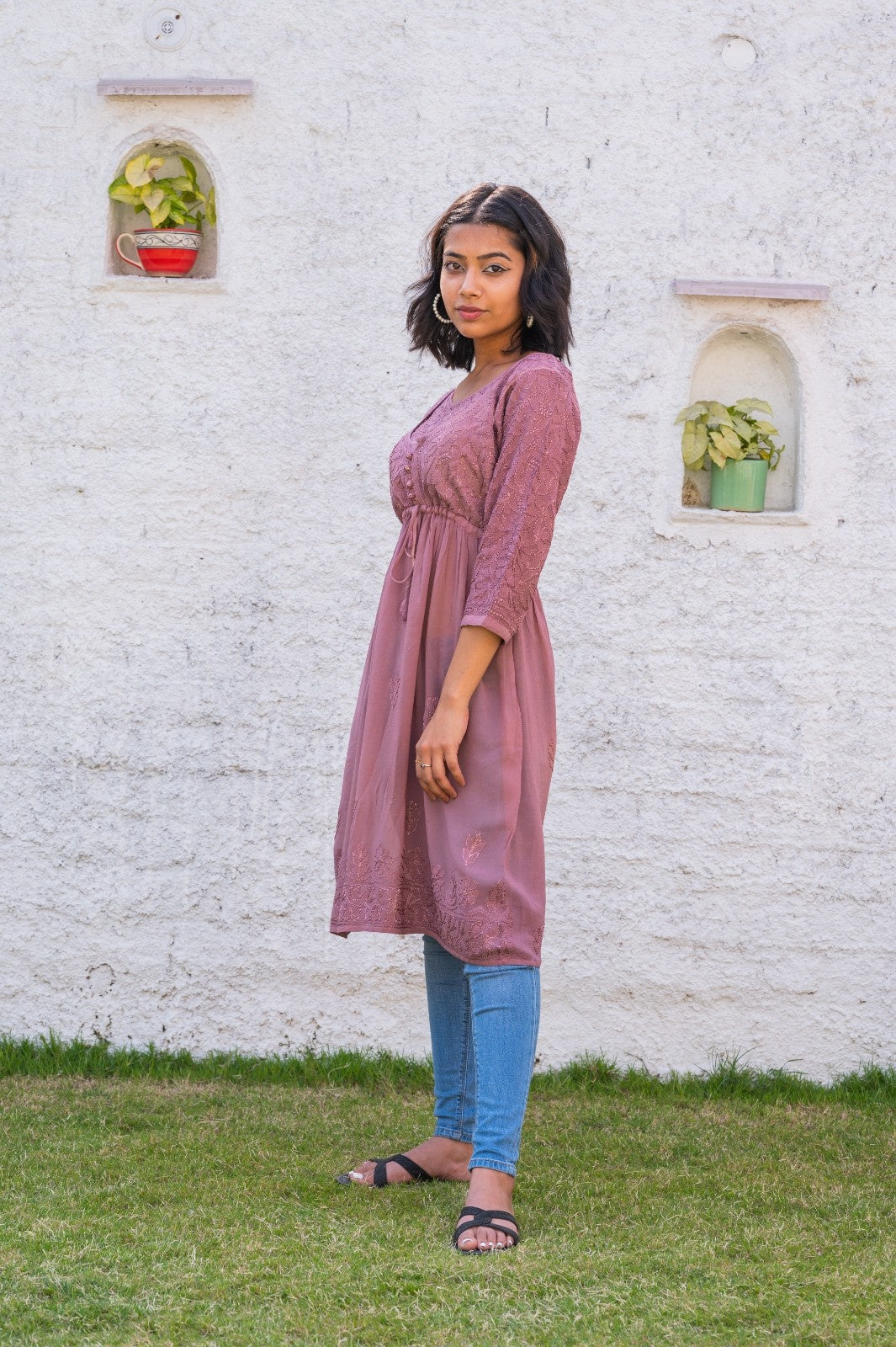 Pure Viscose Georgette Mastani Short Kurti