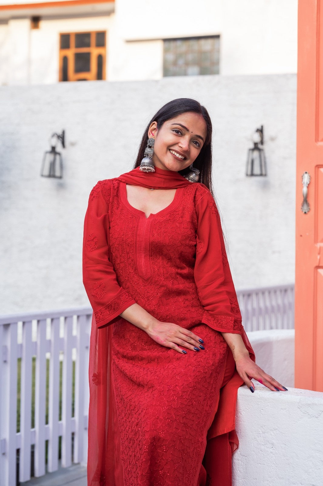 Viscose Georgette Jaal Kurti