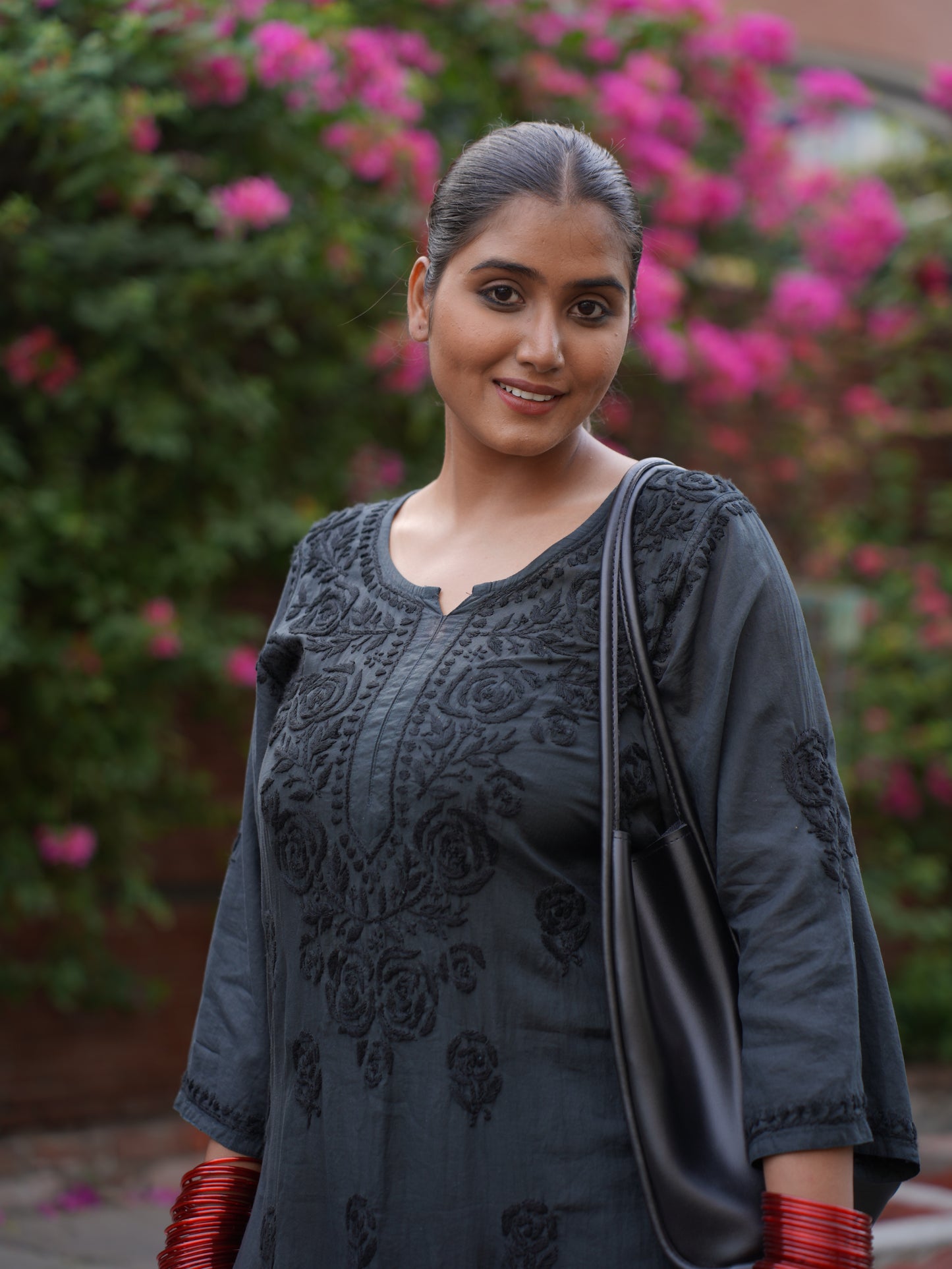 Modal cotton chikankari set