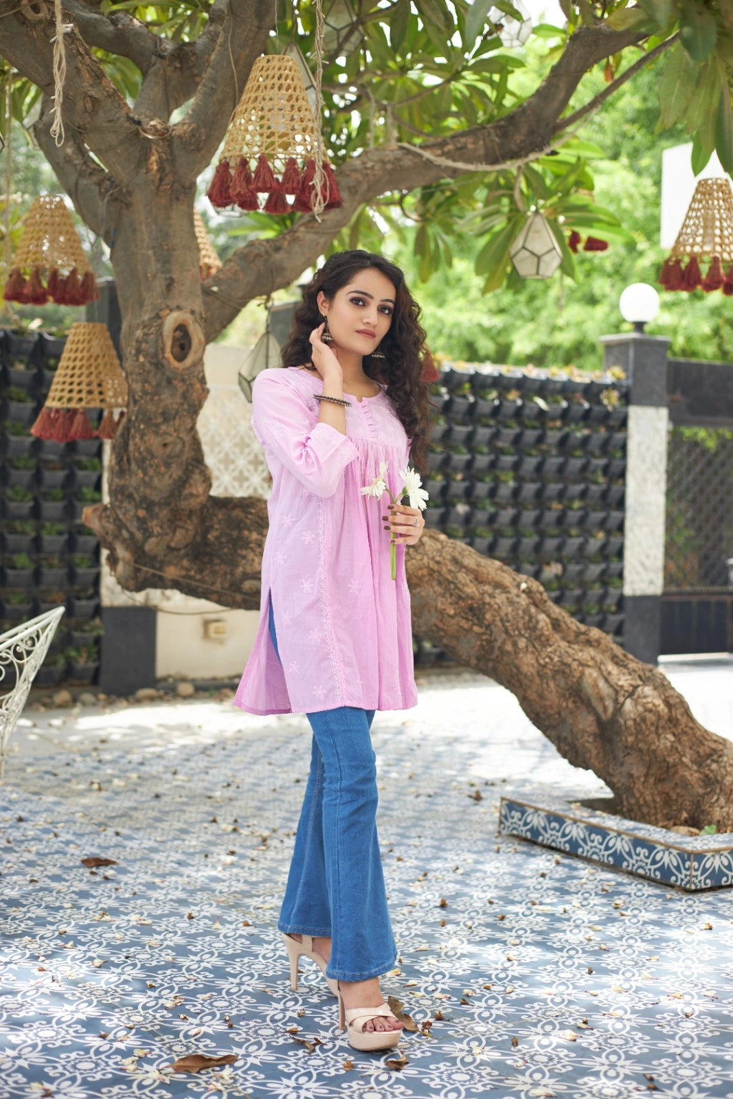 Modal Cotton Gather Kurti