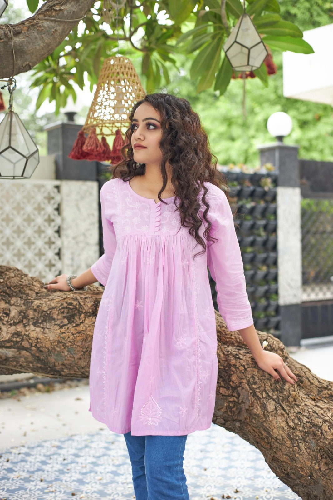 Modal Cotton Gather Kurti