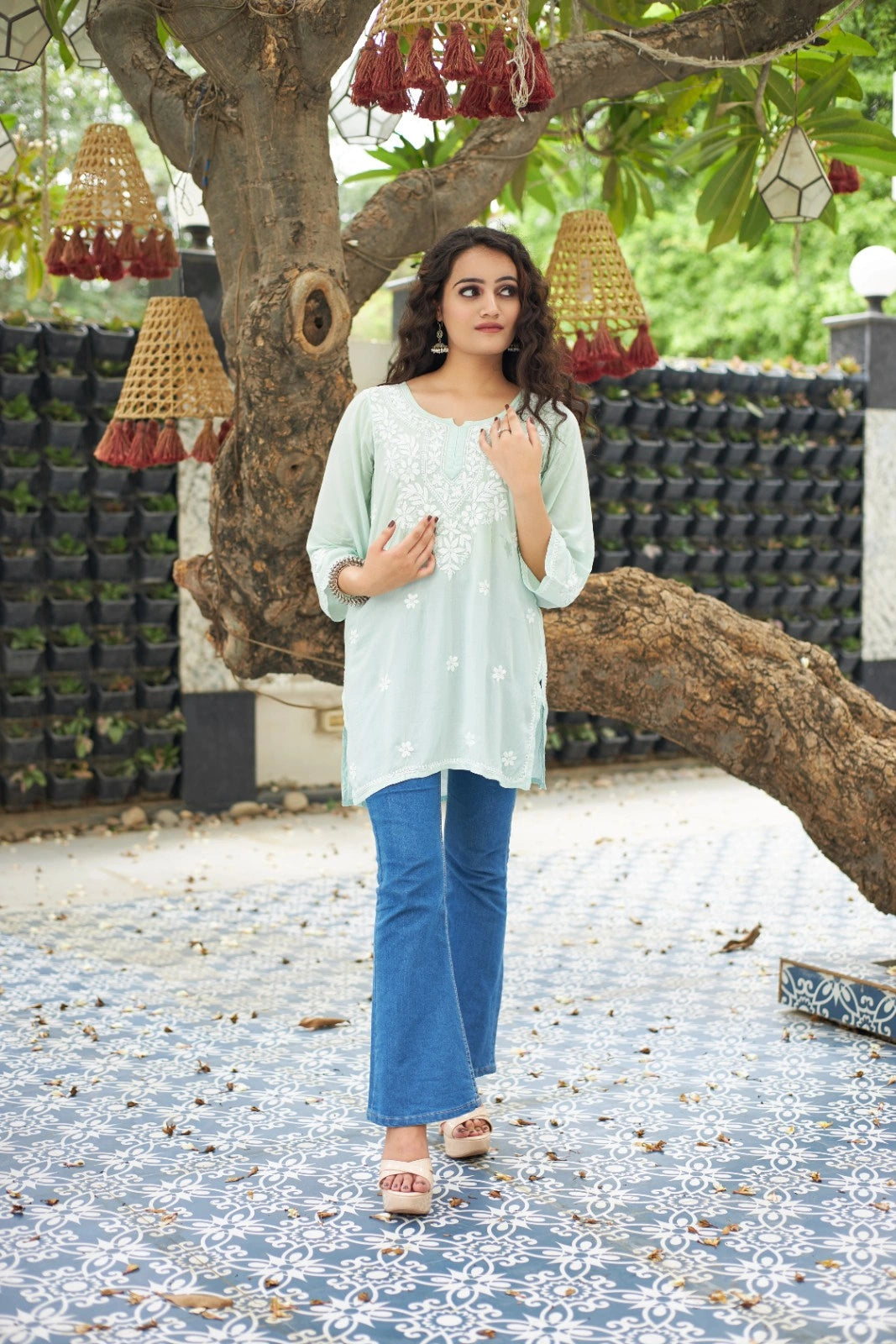 Modal Cotton Short Kurti