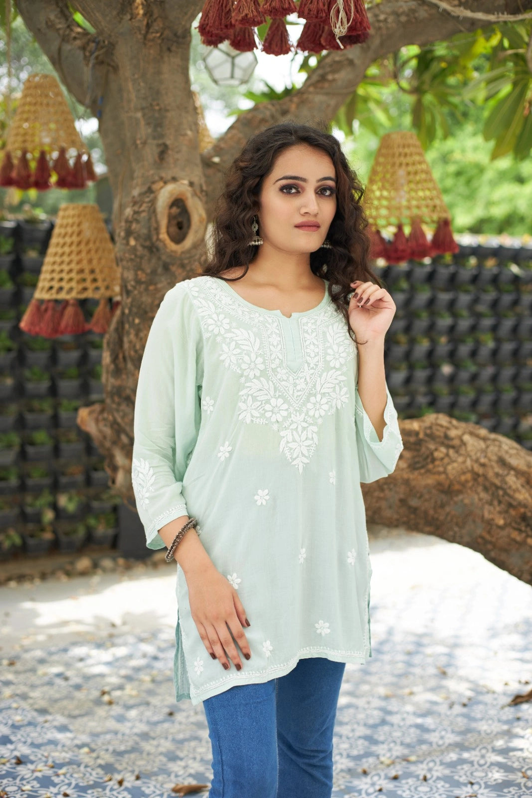 Modal Cotton Short Kurti