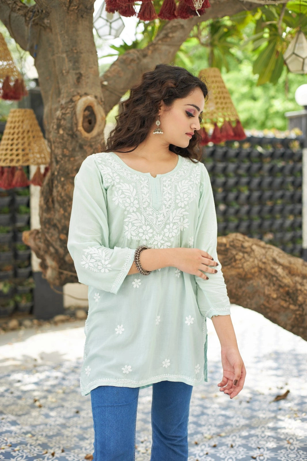 Modal Cotton Short Kurti