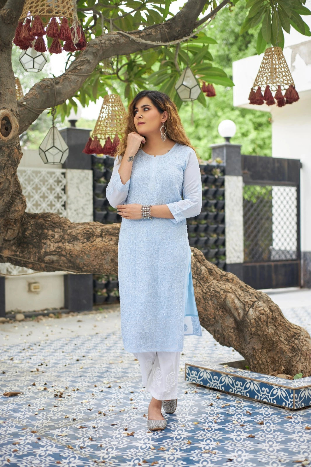 Pure Viscose Georgette Jaal Kurti