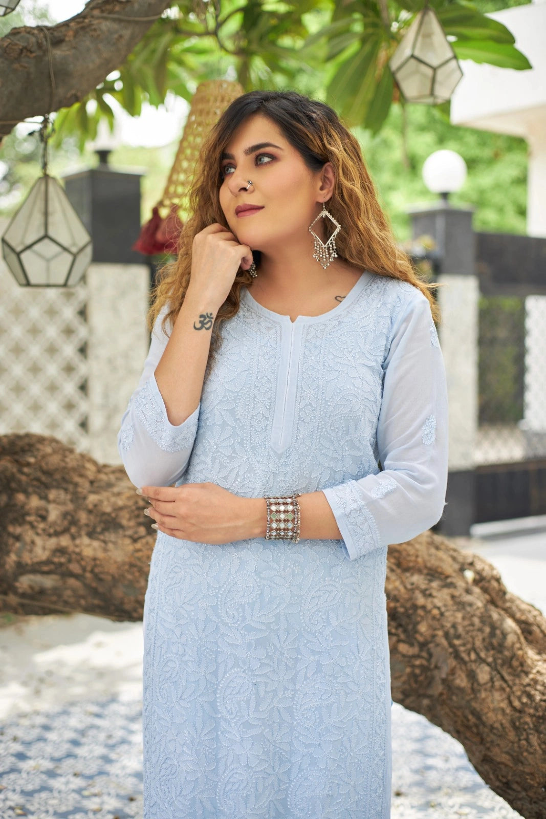 Pure Viscose Georgette Jaal Kurti