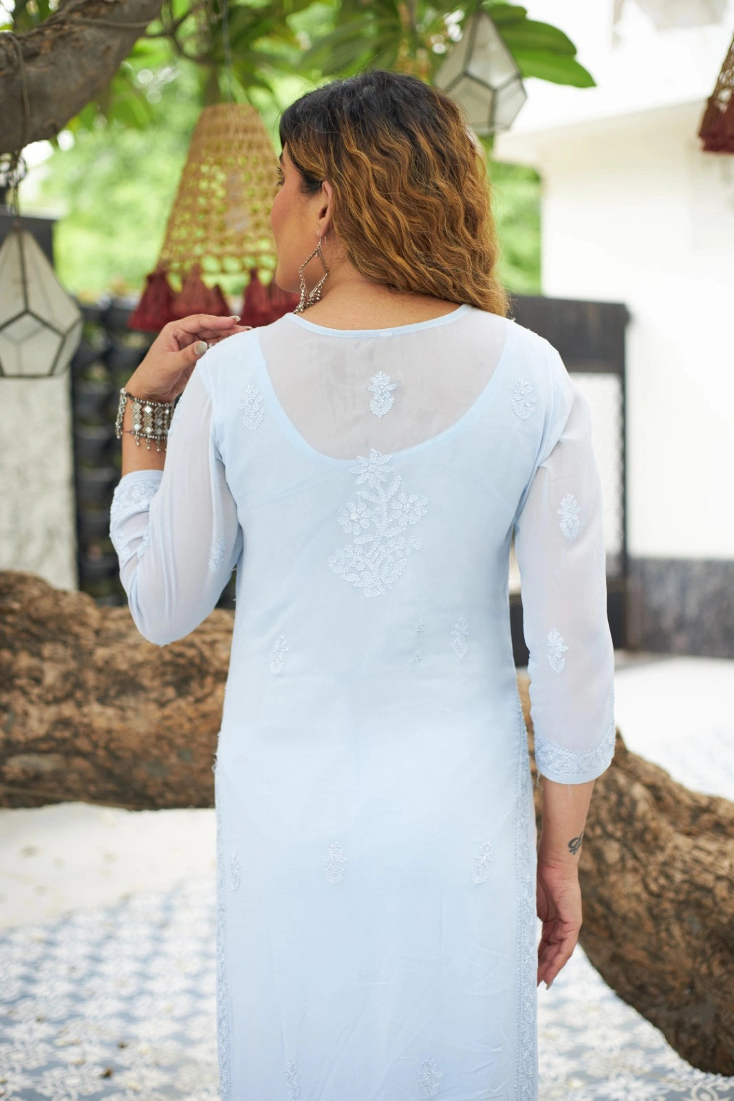 Pure Viscose Georgette Jaal Kurti