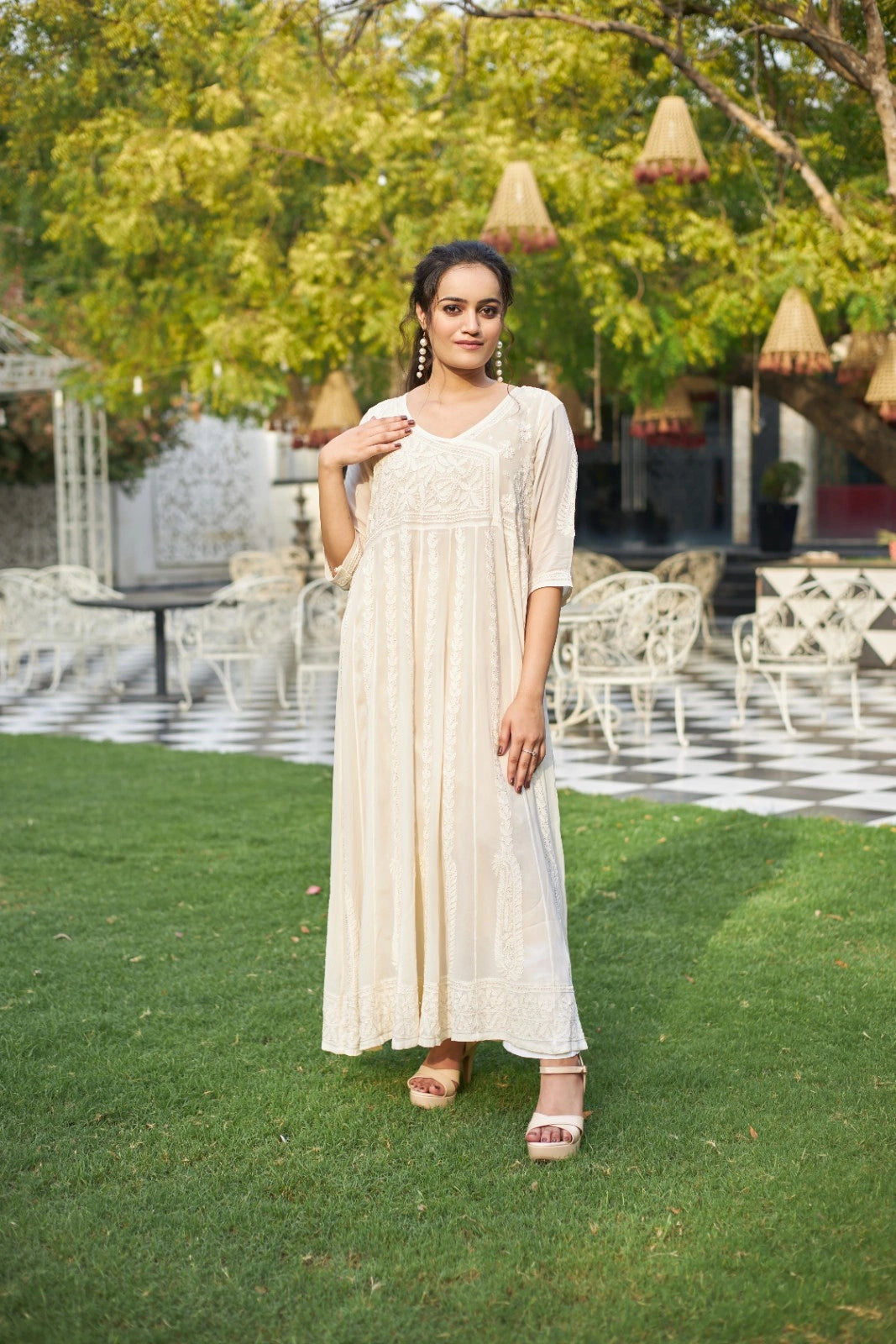Pure Viscose Georgette Anarkali