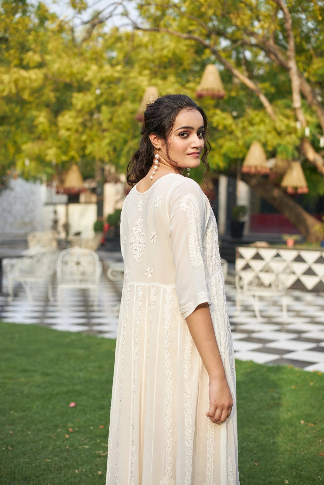 Pure Viscose Georgette Anarkali