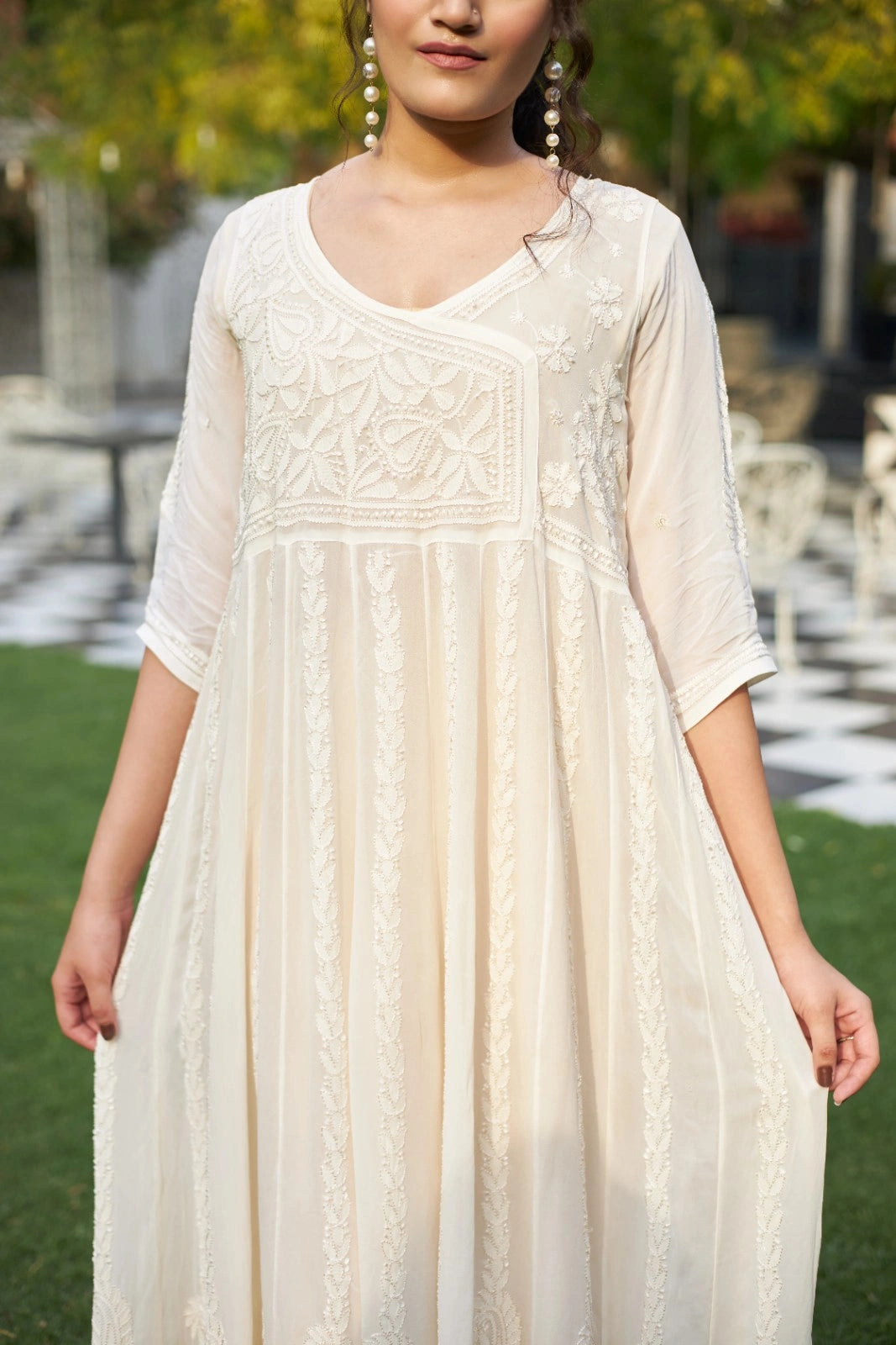 Pure Viscose Georgette Anarkali