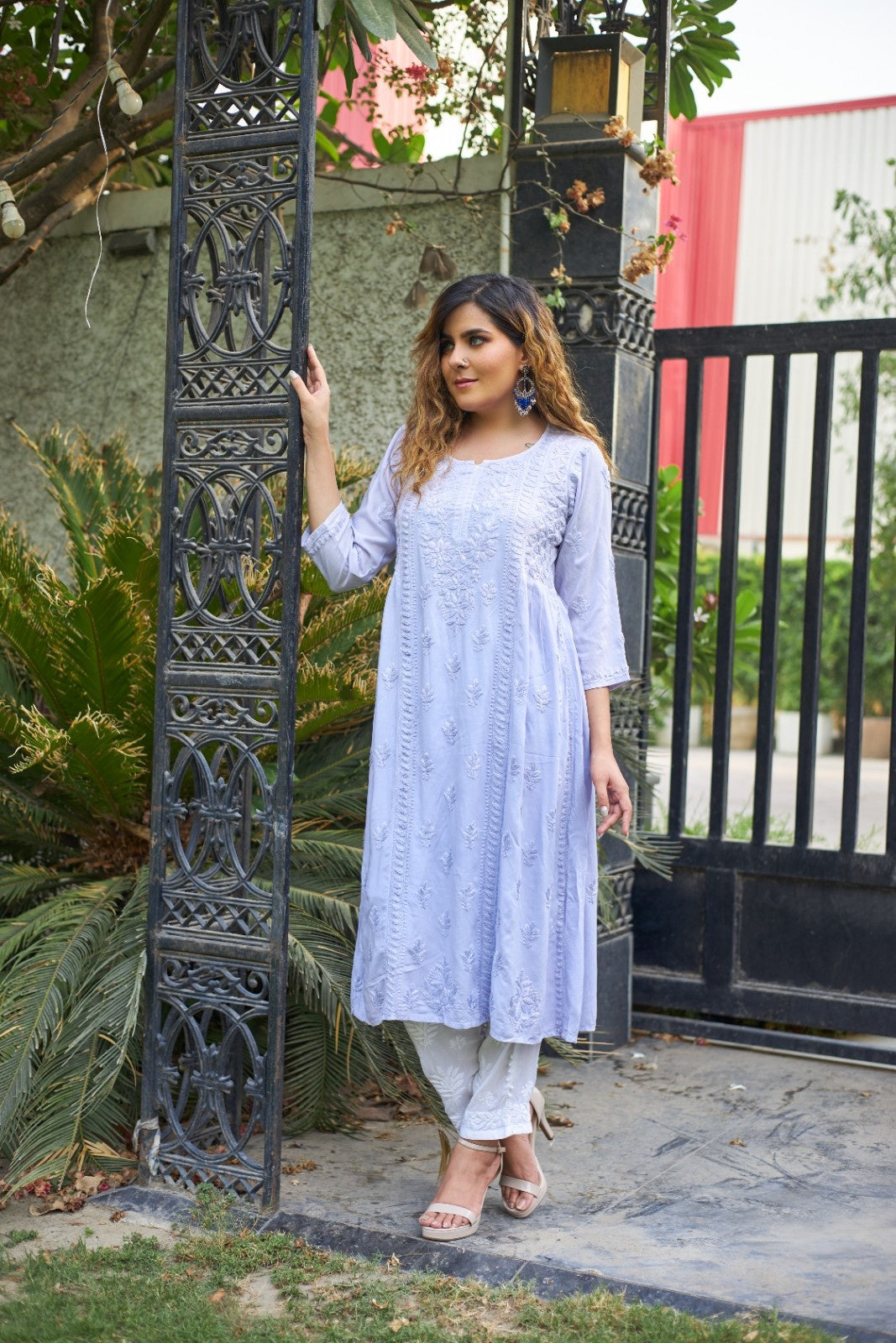 Modal Cotton A-Line Kurti