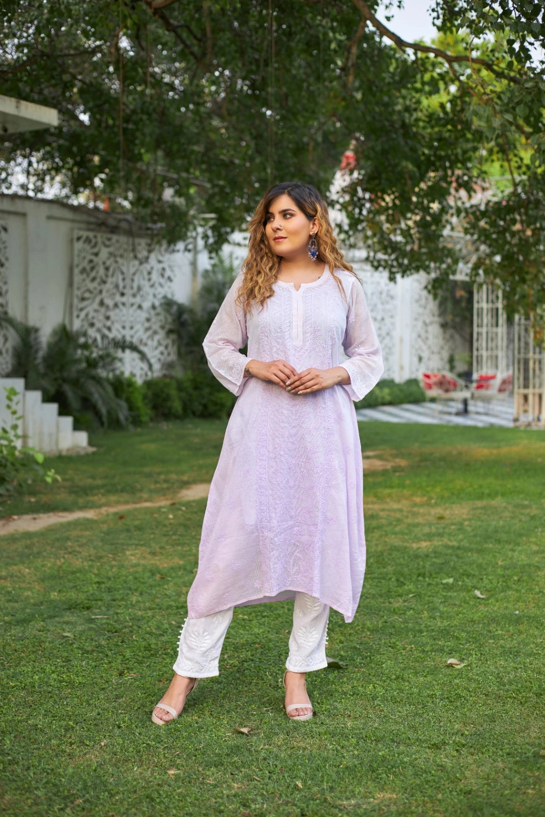 Kota Doria A Line Kurti