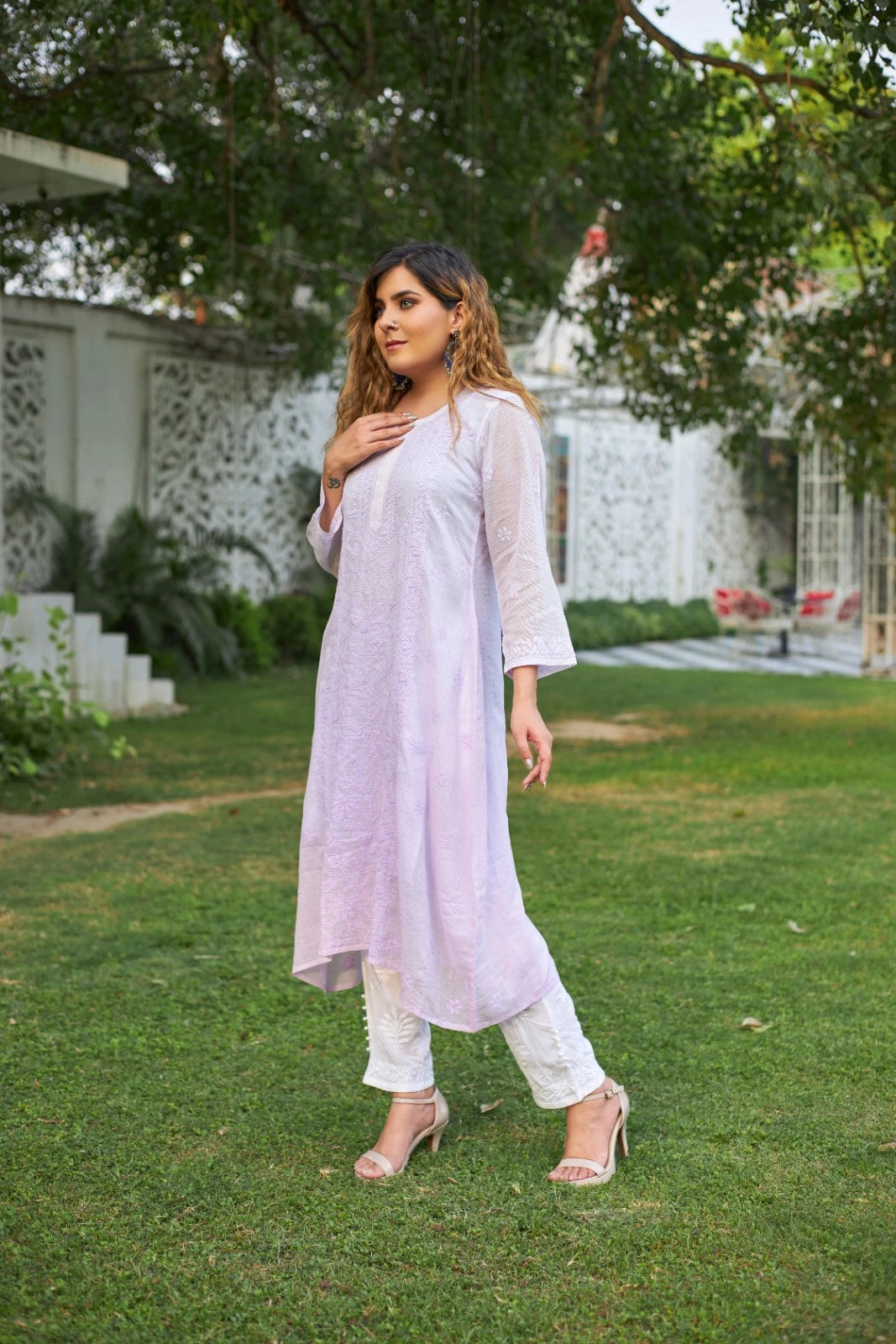 Kota Doria A Line Kurti