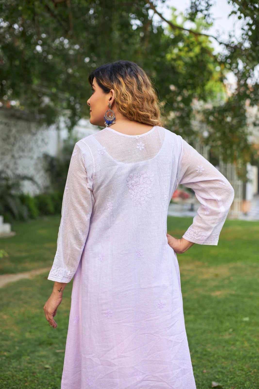 Kota Doria A Line Kurti