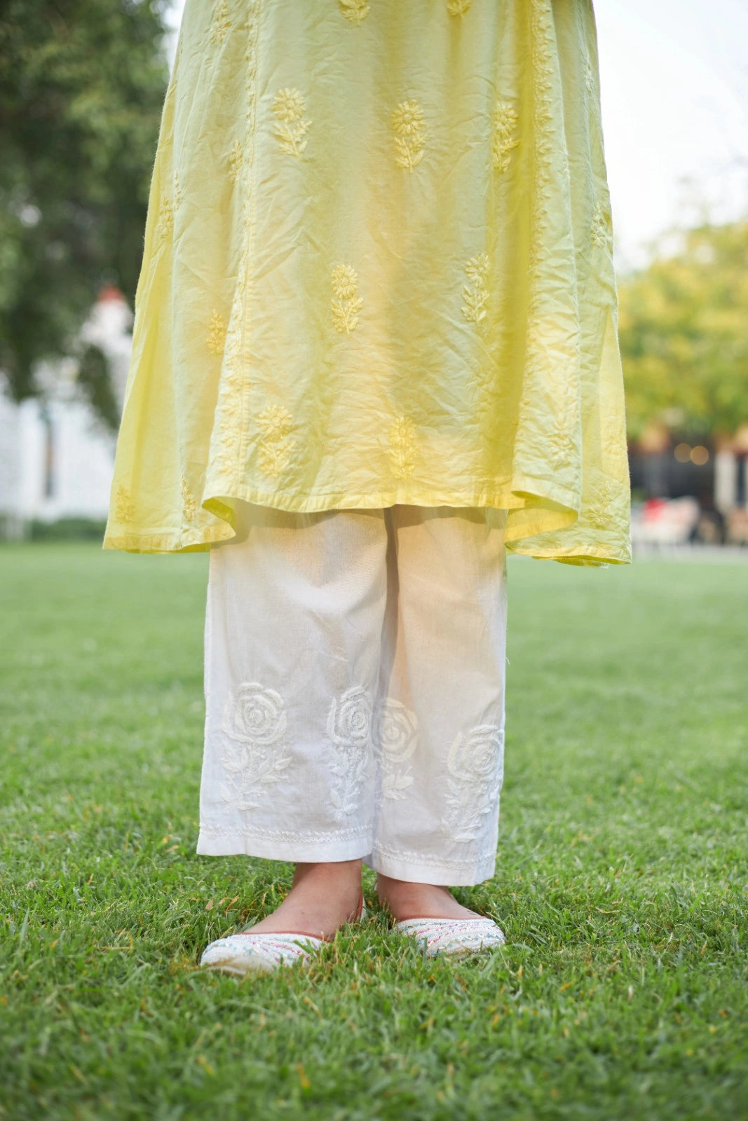 Chanderi A-Line Kurti